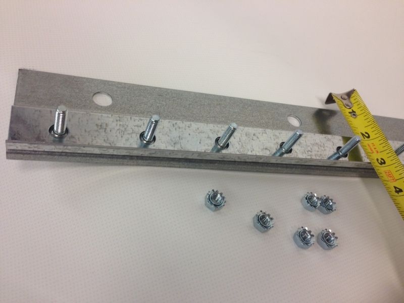 Strip Curtain Hardware - Face Mount
