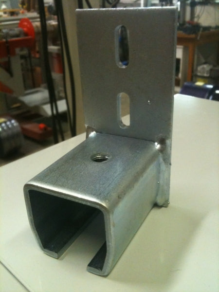 Wall Mount End Stop Up - Prevents Track Roller from Sliding Out