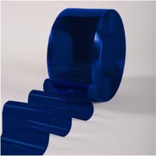 PVCROLL-BLUE-WELD-SEMI-TRANSPARENT 8" X .08" X 100'