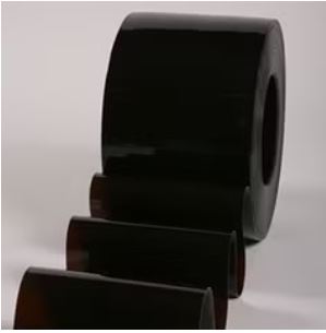PVCROLL-DARK-BRONZE-SEMI-TRANSPARENT 8" X .08" X 100'