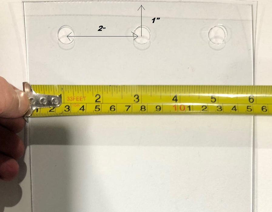 6" X .06" Replacement Strip From 72" long each with holes.