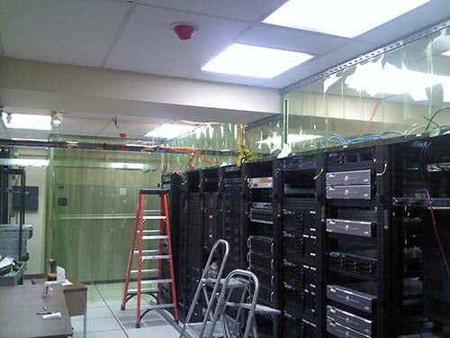 Anti Static Server Farm Datacenter Strip Curtains
