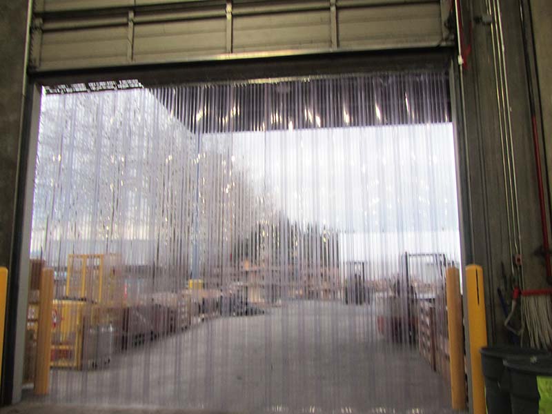 Strip Door Curtain Ribbed Complete Kit